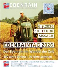 Inserat: Ebenraintag